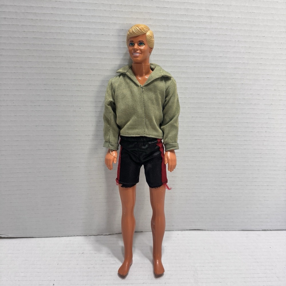 Vintage 1968 Ken Barbie Doll 12" Blonde Blue Eyes